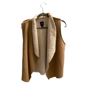 Faux Sherpa vest
